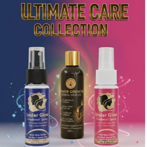 3 in 1 – Deal Power Growth Oil + Men’s & Women’s Deodorant